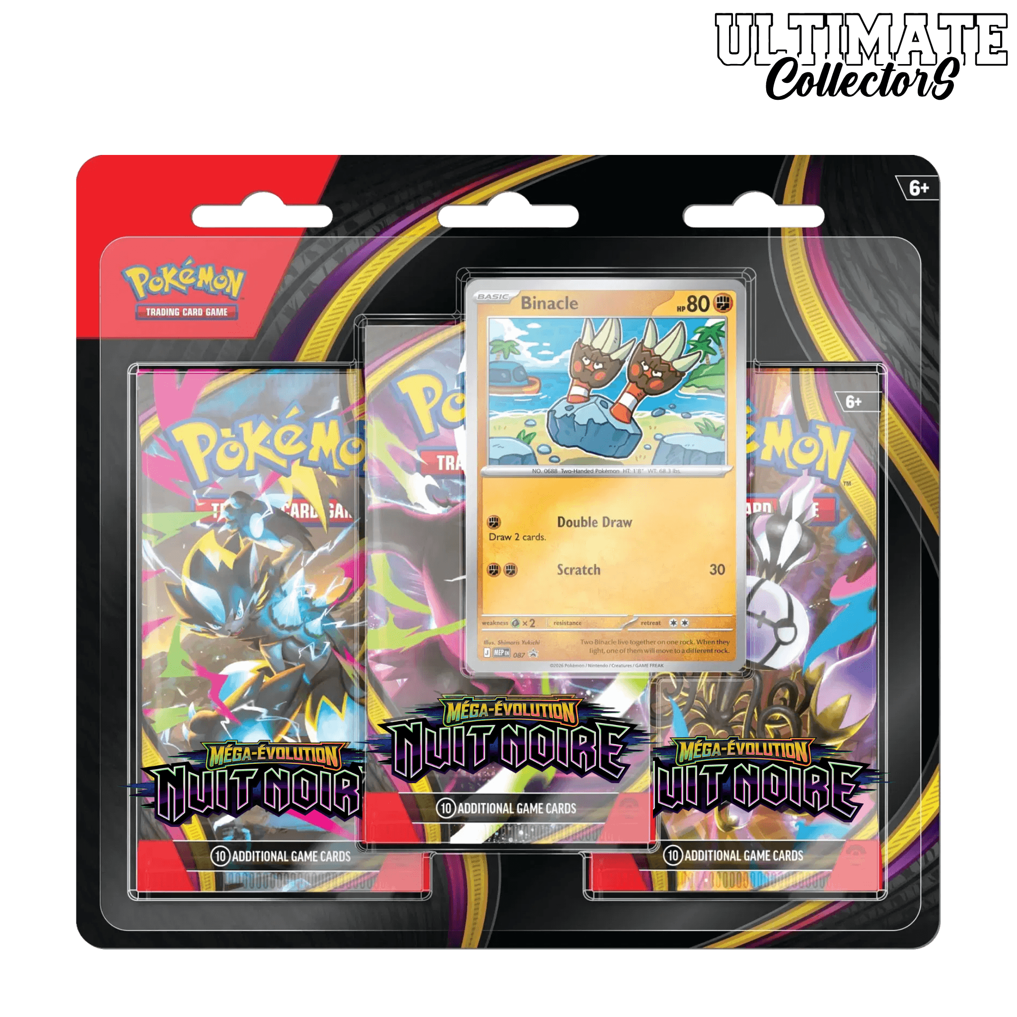 Tripack Pokémon - Nuit Noire - ME05